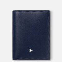 Porta Carte Montblanc Meisterstuck 4cc Blu